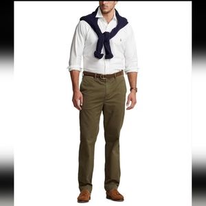 Big & Tall Classic Fit Flat Front Stretch Chino Pants Retails for $115.00 36x30